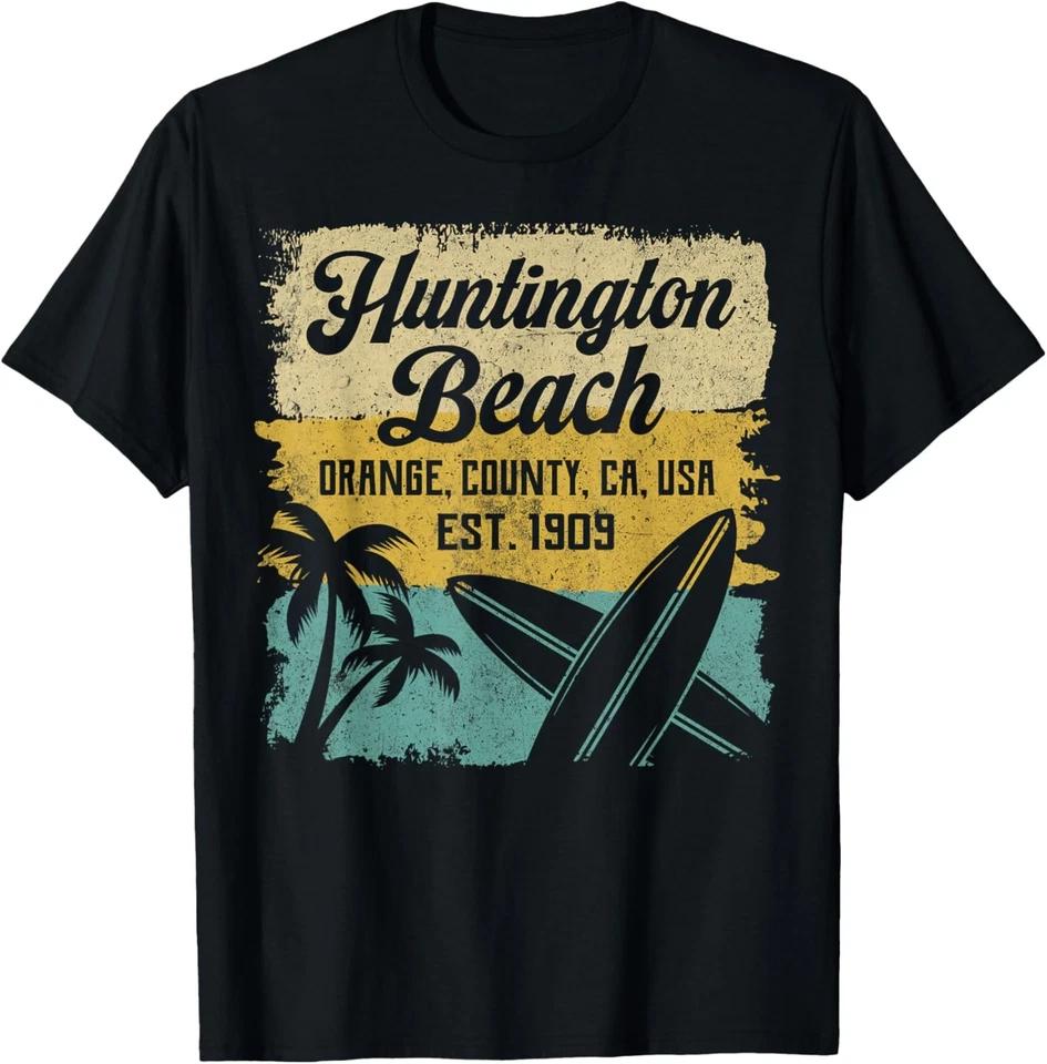 Suffing Huntington Beach Surf City Vintage Novelty T-Shirt M