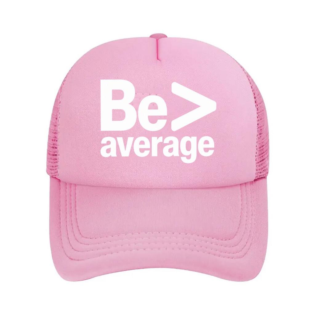 Be Greater Than Average Nerd Math Mesh Baseball Cap For Womens Unisex FeUnisex Beach Dad Hat Hip Hop