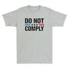 Do Not Comply  Usa Flag American Rights Medical Freedom Vintage Unisexs Tshirt
