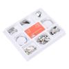 100pcs Steel Dental Sectional Contoured Matrices with 2 Rings Dental Supplies Accessory