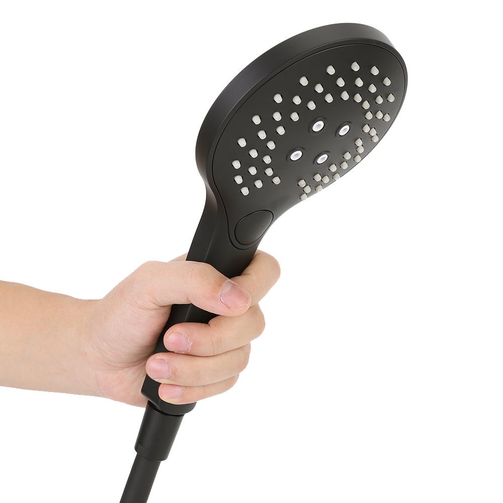 Rain Shower System Set with Handheld Spray Bathroom Shower Faucet Adjustable Slide Bar Shower Head