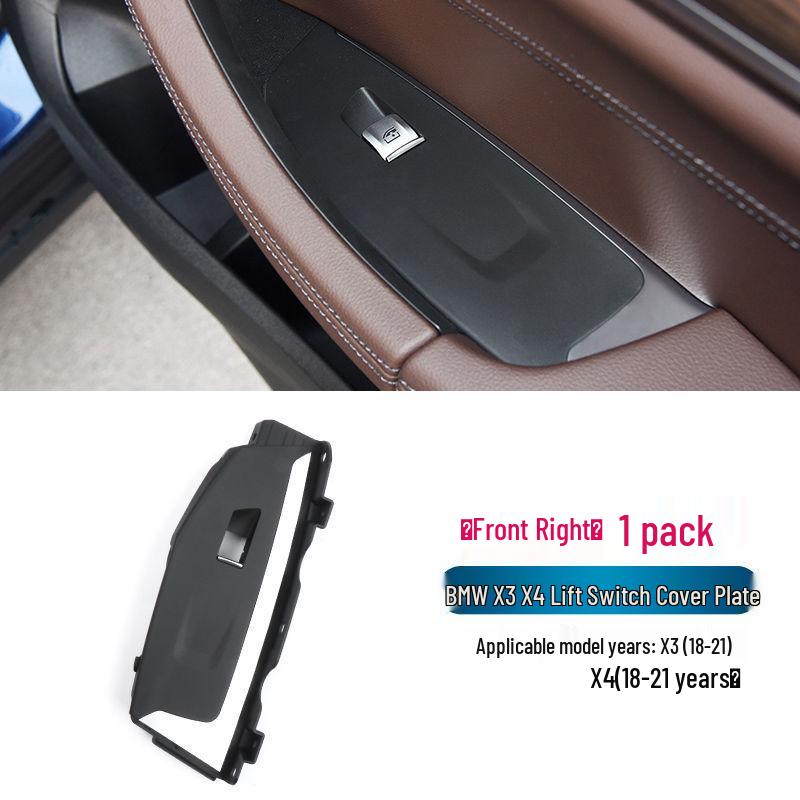 Fits BMW X3 X4 (2018-2023) Door Window Lifter Trim Panel, G01/G08 Inner Door Switch Cover Plate