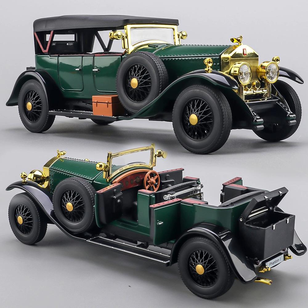 1:24 Phantom 500K Legierung Oldtimer Modell Diecast Spielzeug Ornament Türen Geöffnet Sound Licht Rückzieher Fahrzeuge Jungen Sammlerstücke Geschenk