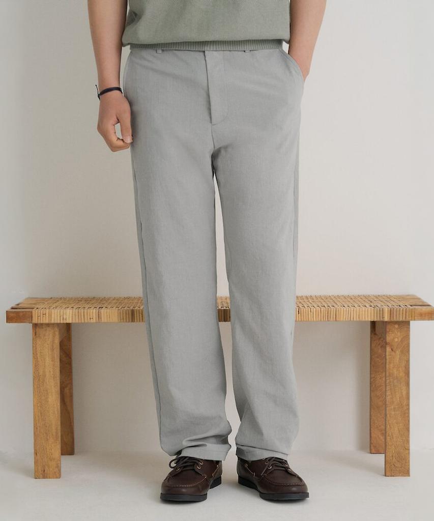 Binpolmen Gentle Tech Comfort Fit Pants Light Grey