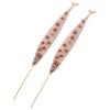 Cabilock Grilled Pacific Saury Food Replicas (2 Pieces) - Realistic Pretend Play Toys for BBQ, Fish, Meat, and Fish Display