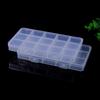 Multi-Grid Transparent Plastic Storage Box for Beading & Jewelry - 10, 15, 24, 28, 32 Options