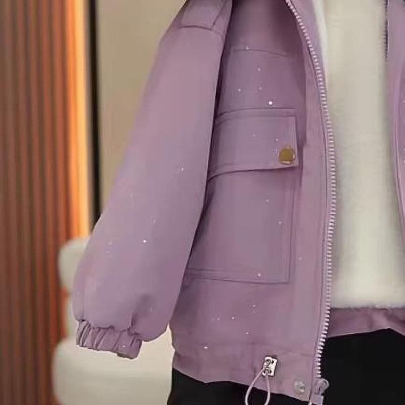 Girls Thick Coats Winter Warm Velvet Jackets Girl Kids Down Fur Outerwear Parkas Outdoors