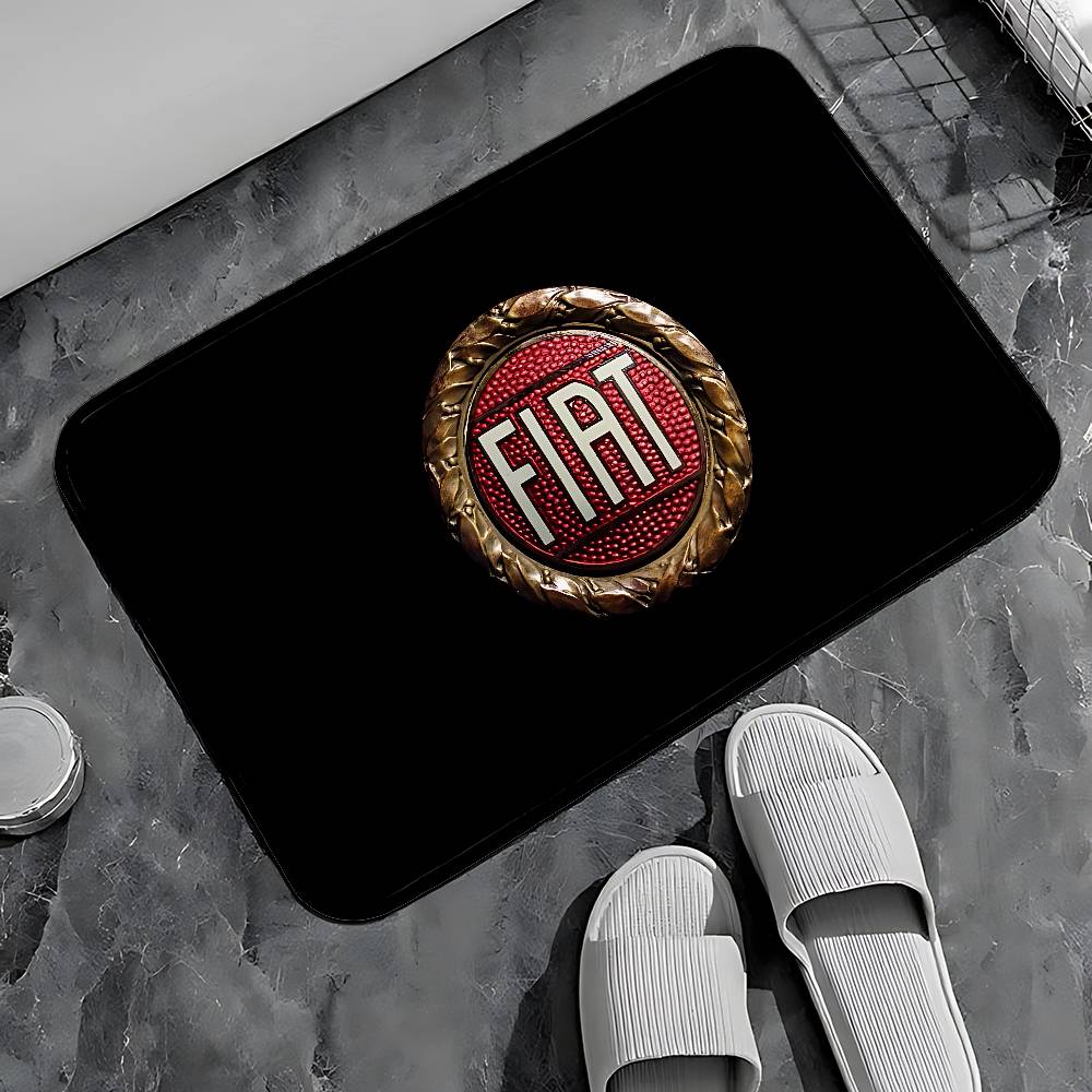 A-Abarths Fiat Entry Door Floor Mat Festive Decorations Carpet Bathroom Anti-slip Mat Entrance Doormat