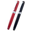 AISIPENS 2026 Luxury Black/Red Metal Ballpoint Pen with Silver Trim, Custom Logo Business Office Gift Pen