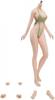 OBEST TBLeague Scale 2D Seamless Body with Bikini Pale Headless 1/6 Figure, Girl, Ultra-Flexible Set, PLLB2022-S50B, Skin,