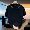 Summer Men Women Round Neck Short Sleeve Print T Shirt Breathable Sport Tops