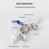PPR Hot-Melt Internal/External Thread Copper Ball Valve
