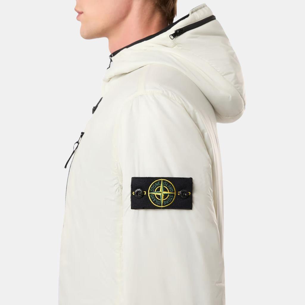 Stone Island Logo Color Block Hooded Zip Long Sleeve Jacket Men jackets Off-White 8115Q0425-V0097