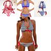 Stylish Striped Women Swimsuit Sexy Bikini Set Perfect For Summer Adventures