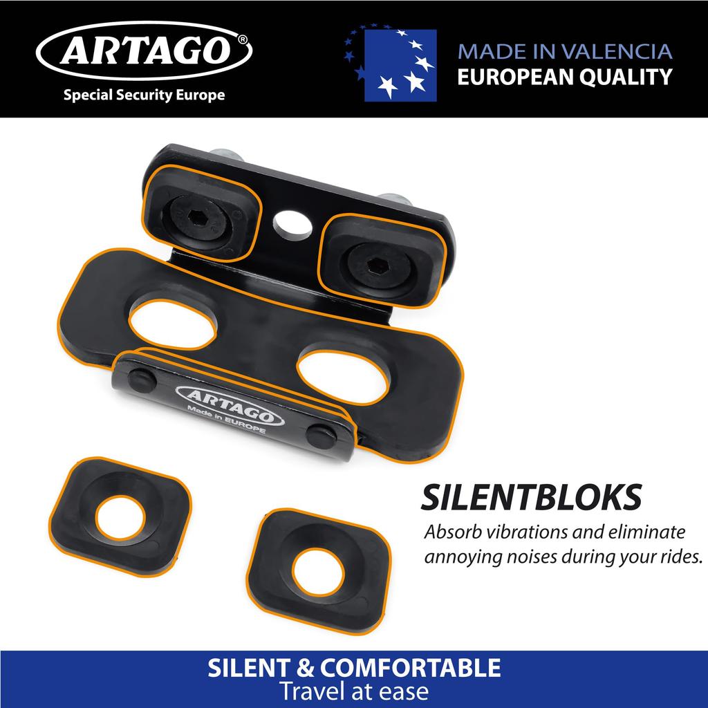 Artago K202 Alarm Disc Lock is a transport bracket for transporting Artago 32 and attaches to a pipe or screw
