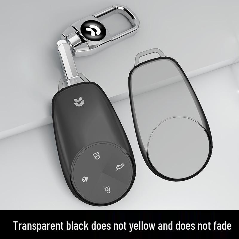 2022 NIO ET7/ES7/ET5 Key Case: Transparent Protective Shell with Buckle