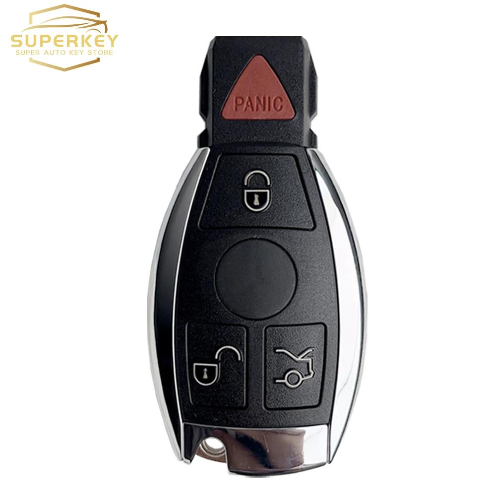 SUPERKEY For Mercedes Benz BGA NEC B C E R S CL GL SL CLK SLK W203 W211 W204 Fob 2/3/4 Knapper Smart Fjernkontroll Bilnøkkel Skall Etui