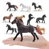 Wild Animal Cow Model - Children's Cognitive Toy: Long-Horned Bull, Yellow Antelope, Dairy Cow Ornament