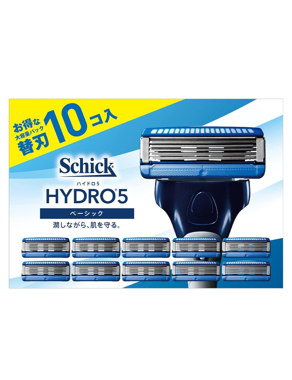 

Бритва Schick Hydro 5 Basic со сменными лезвиями (10 кусочков) синий