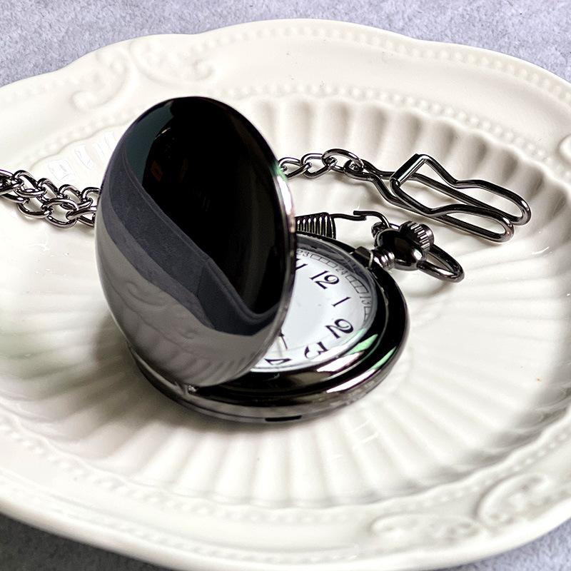 Montre de poche rétro à clapet super texturée Montre de poche étudiante Cadeau d'anniversaire Montre cadeau