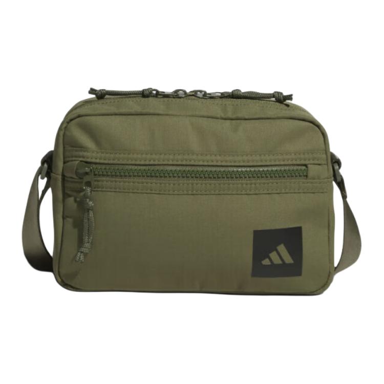 

Adidas Versatile Shoulder Bag Large Size Unisex Dark Olive Green Adidas KC1399 темный оливковый зеленый