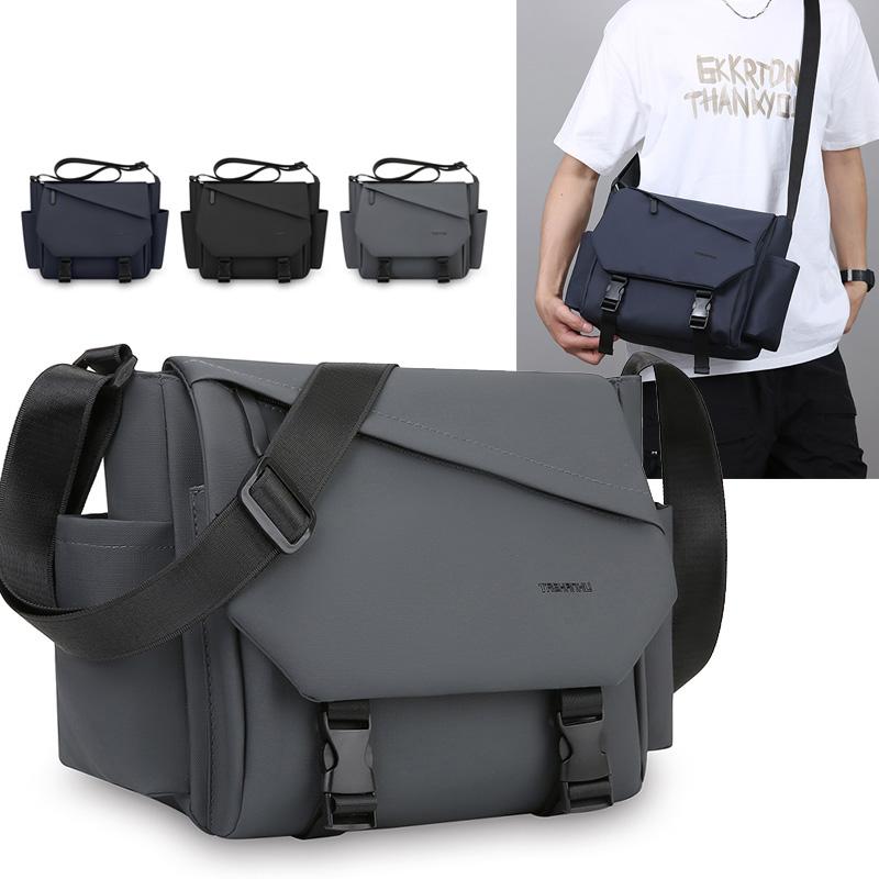 

Чоловіча сумка кросбоді великої місткості, наплічна сумка для щоденного використання, сумка-месенджер для поїздок на роботу темно-синього кольору