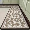 Thickened Kitchen Floor Mats Non-slip and Oil-proof Wipeable Non-washable Dirt-resistant Foot Mats Absorbent Silicone Mats