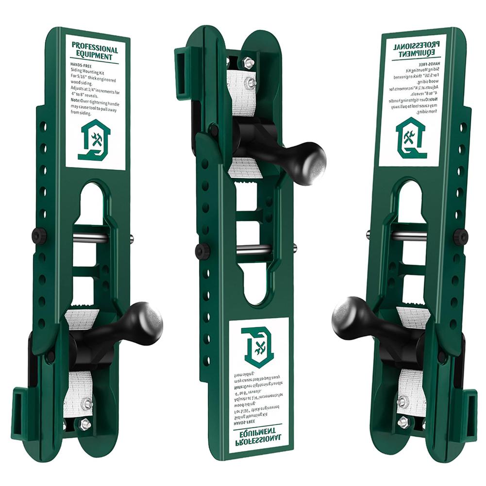 2Pcs Siding Installation Tools Siding Mounting Kit Polycarbonate Body Lap Siding Gauge Siding Installation Kit for Home Exterior