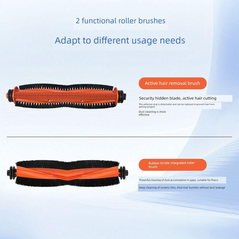 Suitable for Xiaomi MiJia M40 Scanning Mop Robot Accessories Rolling Side Brush Filter Cloth Dust Collection Bag Cleaning Solution
