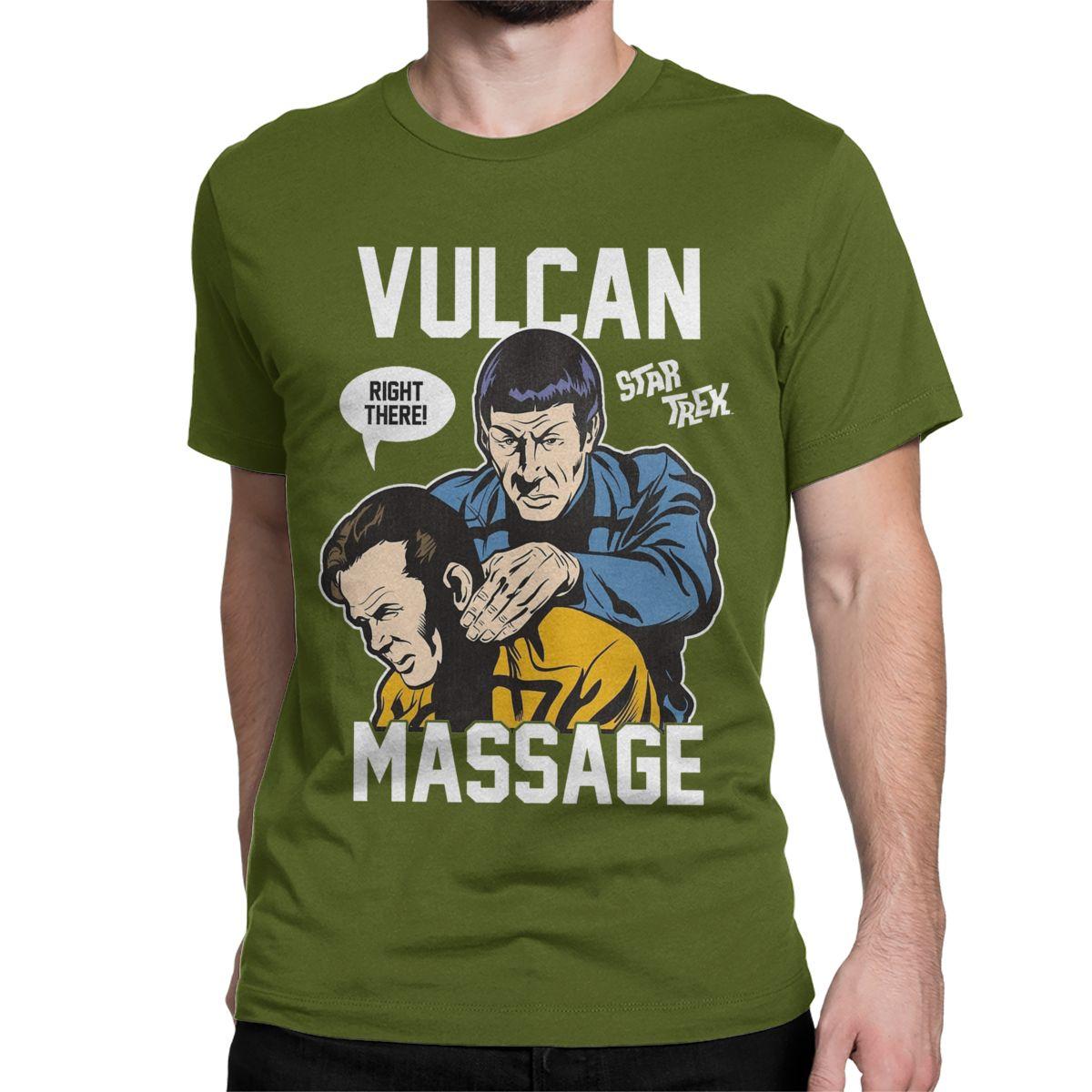 

Футболка с массажем вулканцев, научно-фантастический фильм, мужская, женская, StarTrek, новинка, из чистого хлопка, с круглым вырезом, с коротким рукавом, одежда 4XL
