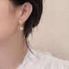 Elegant Irregular Hoop Earrings - 2023 Autumn/Winter French Design for Women