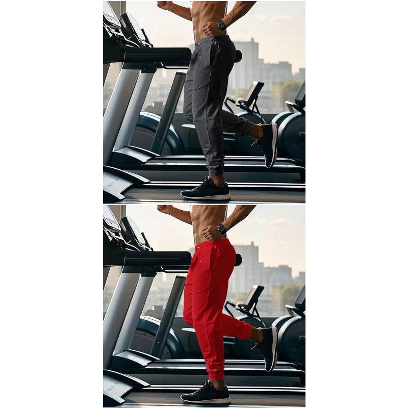 Pantaloni da Jogging Casual Americani da Uomo, Monocolore, per Palestra, Fitness, Allenamento