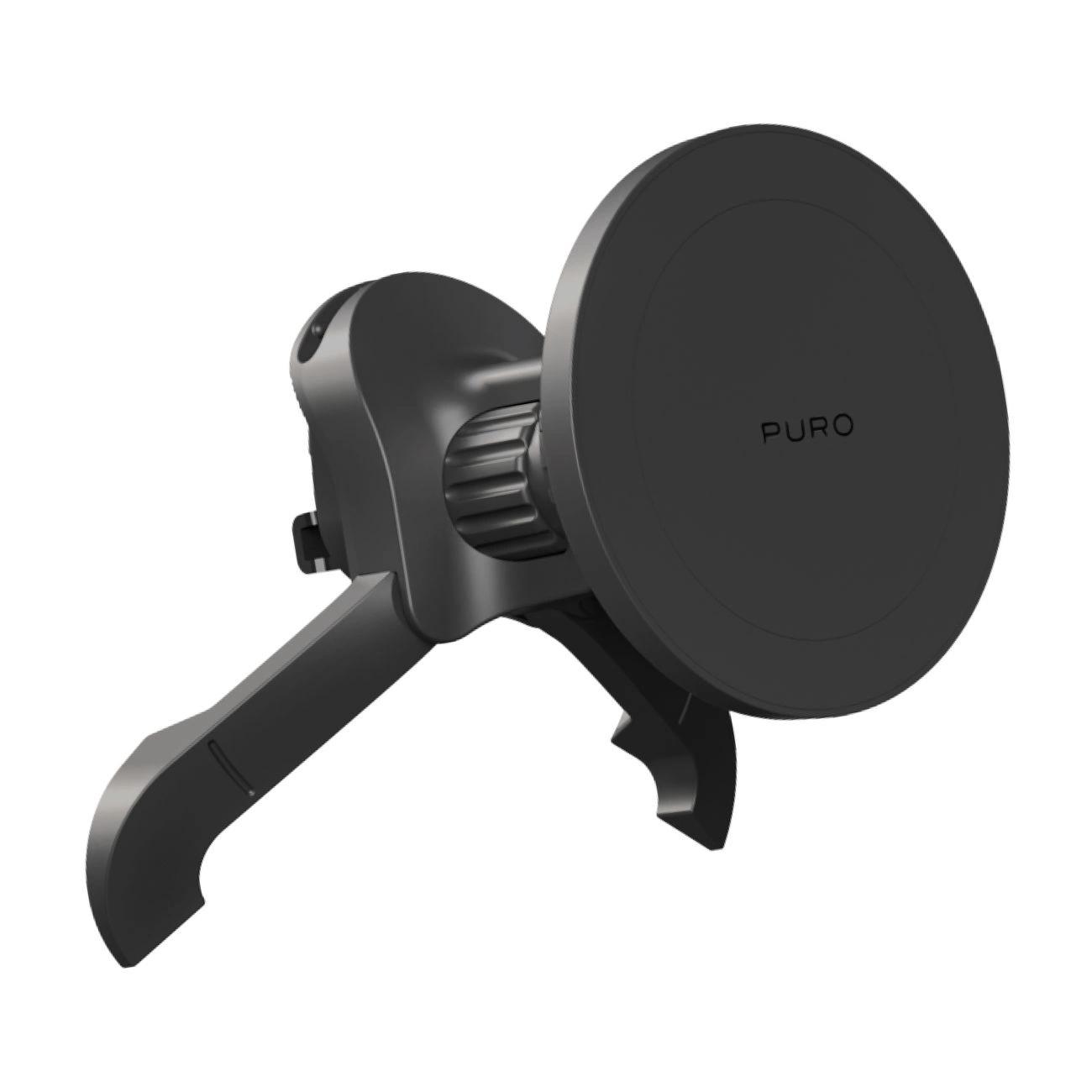 Support de voiture Puro Réglable, Compatible Magsafe - Noir