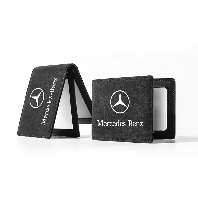 1ks Kožené pouzdro na kreditní karty Ochranné pouzdro na jízdní doklady do auta Pro Mercedes Benz AMG A D G Třída GLA GLB W124 W176 C260 C300