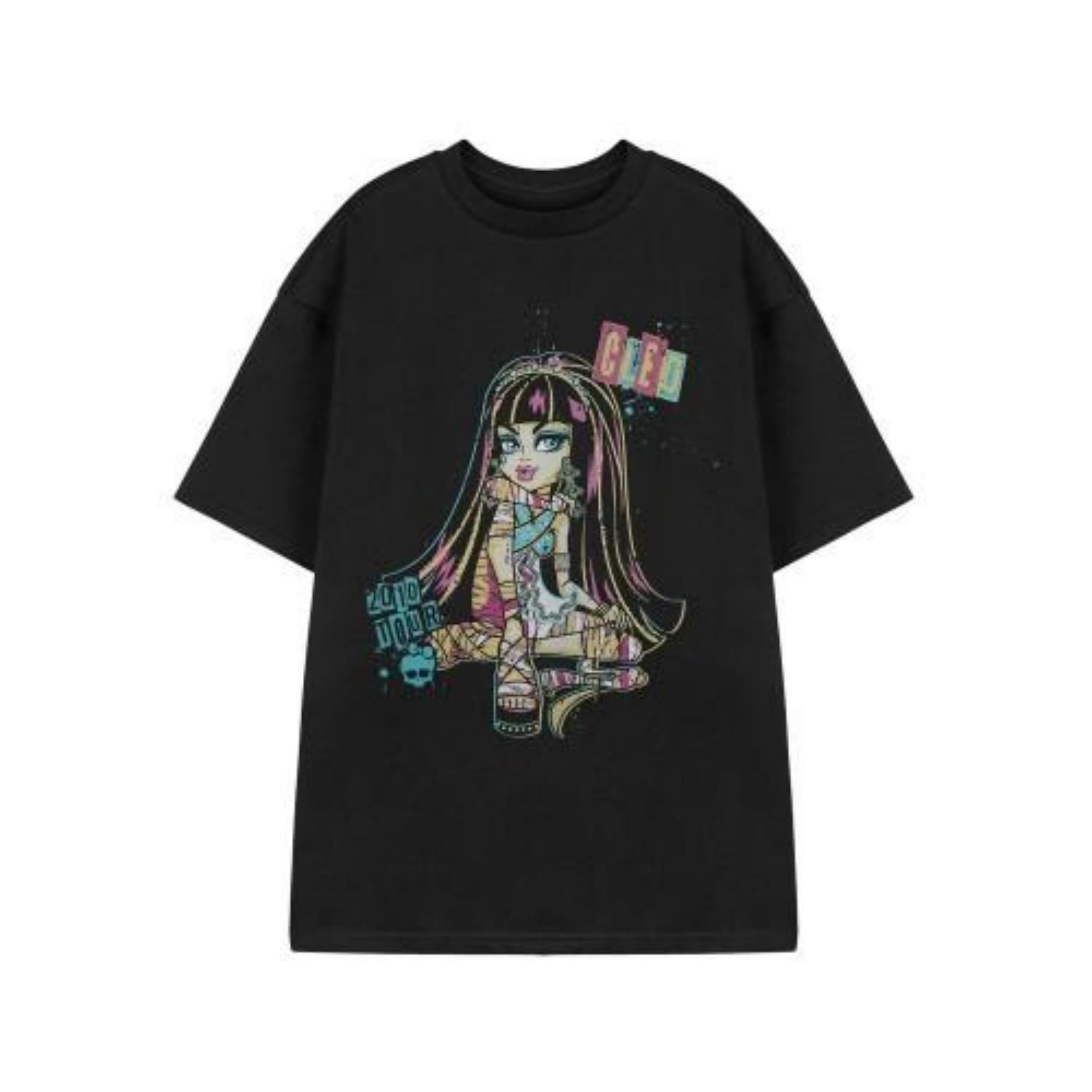 

Monster high Womens_Ladies Cleo Short-Sleeved T-Shirt S чёрный