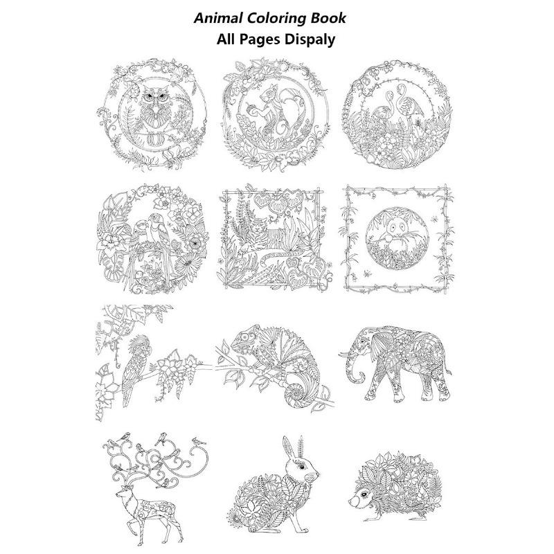 Erwachsenen Mandala Malbuch Landschaft Stressabbau Kritzel Malbuch