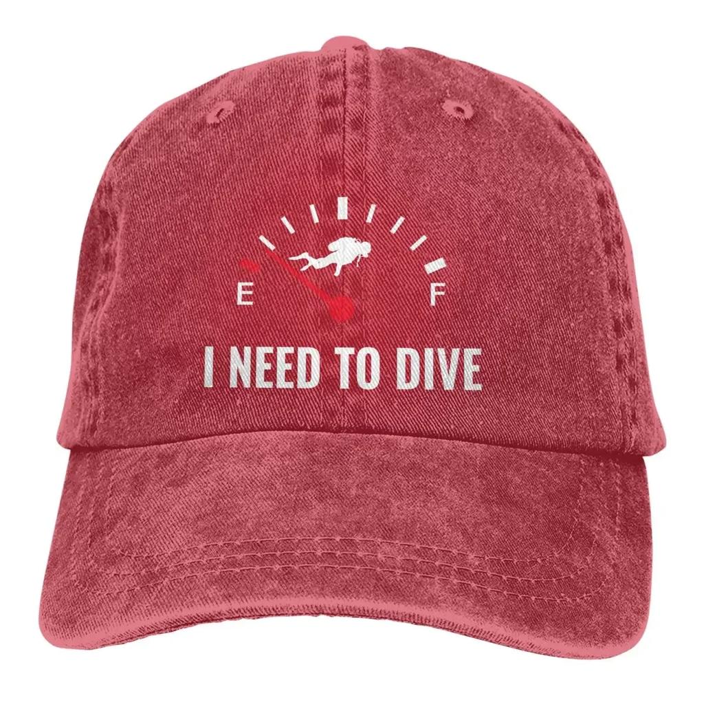 Forced To Work Diver Underwater Baseball Cap Men Cowboy Hats Women Visor Protection Snapback Dive Scuba Diving Caps