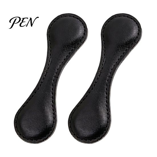 No Sew Fabric Clips Faux Leather Magnetic Shirt Sleeve Clips, Multi-use for Cufflinks Shirts Clothes, Reusable Holders Rolled Cuffs Pants Bookmarks