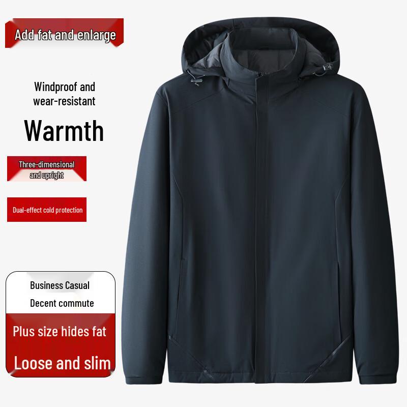 

DIBINZE Men s Plus Size Padded Jacket 7XL