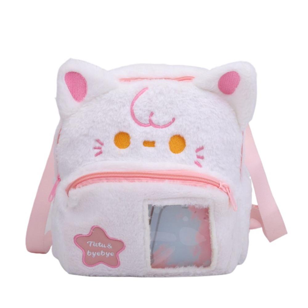Popular Cute Puppy Trend Backpack Large Capacity Cartoon Girl Soft Cute Sweet High Value Plush Backpack
