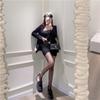 Cross-border with Line After Vertical Line Sexy Hot Diamond Mesh Socks, Diamond Mesh Fishnet Pantyhose Black Small Mesh Socks