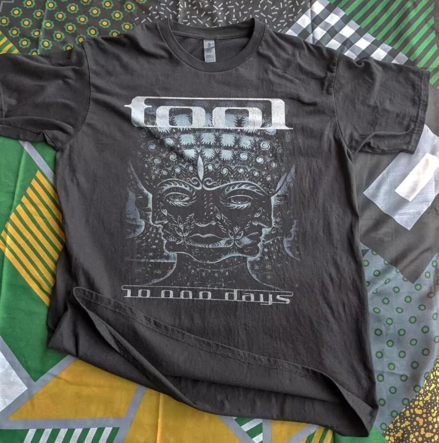 Tool Inspired T-Shirt Vintage Style Rock Band Tee Black T-shirt, Size S-4XL
