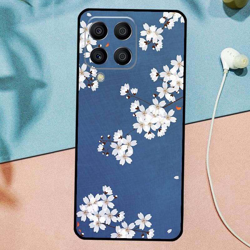 Cherry Blossom Floral For Samsung Galaxy M14 M34 M54 M20 M06 M16 M12 M13 M15 M35 M55 M33 M53 M21 M31 M32 M52 Case