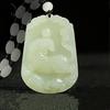Hetian Jade Zodiac Animal Pendant - Certified Unisex Ornament