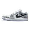 Jordan Air Jordan 1 Vintage Basketball Shoes Women's Low Top White/Gray DC0774-105(Team56-)