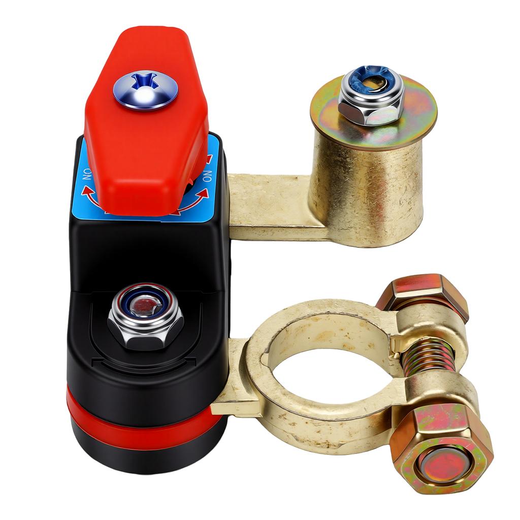 Car Battery Cut Off Switch Manual Rotary Car Battery Disconnect Switch for Cars SUVs Trucks Angle Adjustable Power Off