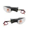 Motorcycle LED Lights with Clear Lenses Turn Signal Blinker Running Light for GSX-R 600/750/1000 K1 K4,1 Pair