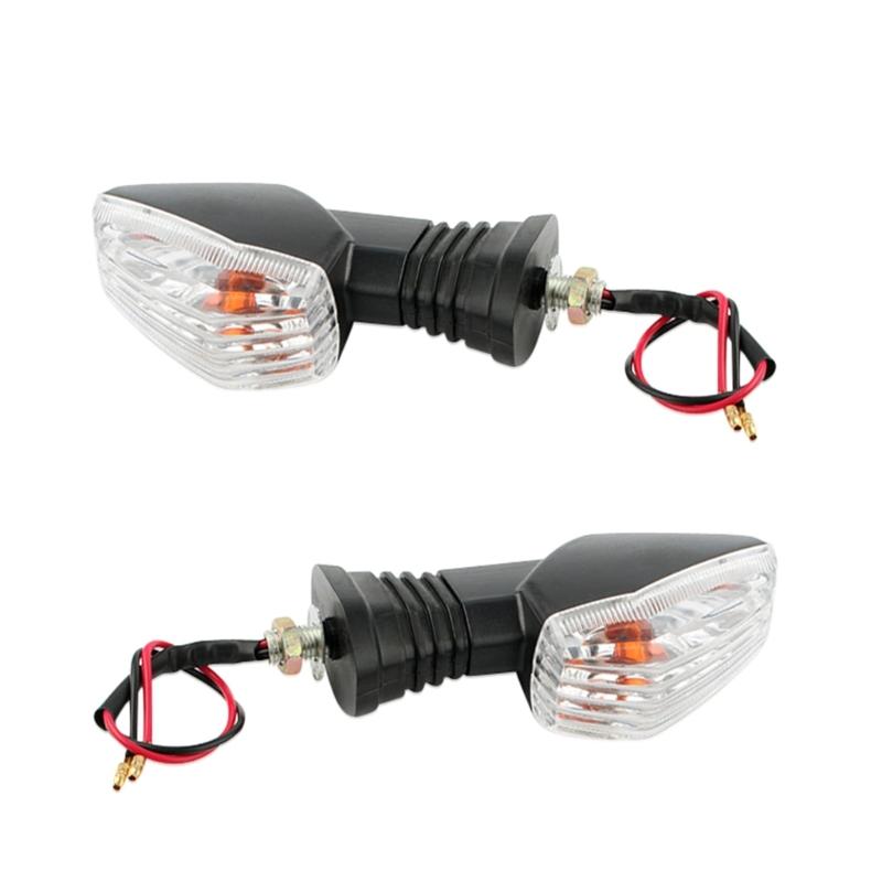 Motorcycle LED Lights with Clear Lenses Turn Signal Blinker Running Light for GSX-R 600/750/1000 K1 K4,1 Pair
