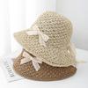 Summer Hats For Women Bucket Hat Wide Brim With Bow 2025 New Seaside Beach Holiday Outdoor Sun Hat Female Casual Bob Caps New