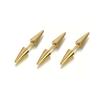 Set da 3 Pezzi Moda Classica Punk Rock Borchie Punte Coniche Acciaio Inossidabile 316L Orecchini a Lobo Uomo Donna Piercing Gioielli per il Corpo